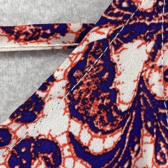 FREE PEOPLE Dress L Intimately Emily Paisley Floral Slip Mini Purple - Picture 7 of 12